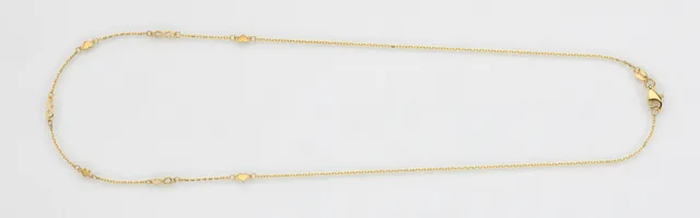 Eugen Rühle Collier Anker Herzen Infinity Halskette 585 Gold 45cm