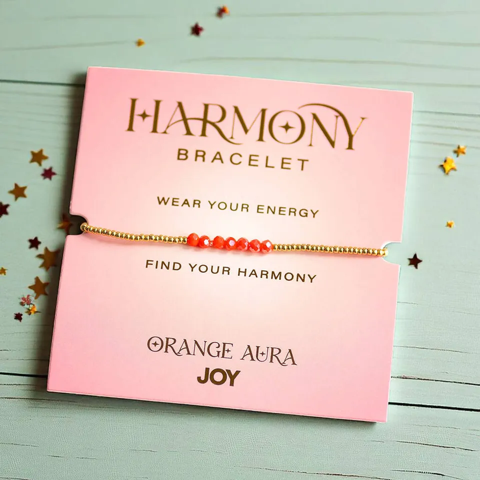 Joy by Corrine Smith Orange Aura Harmony Armband Gold