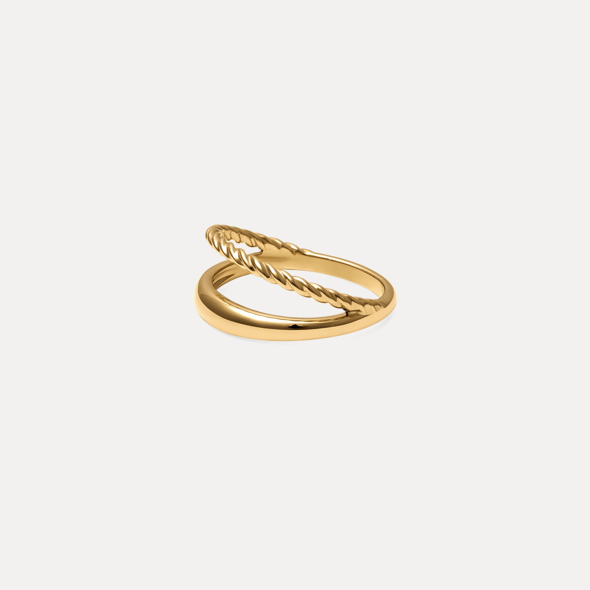 Stilnest Starling Ring Ring Gold Vermeil Gr. 52 Twist