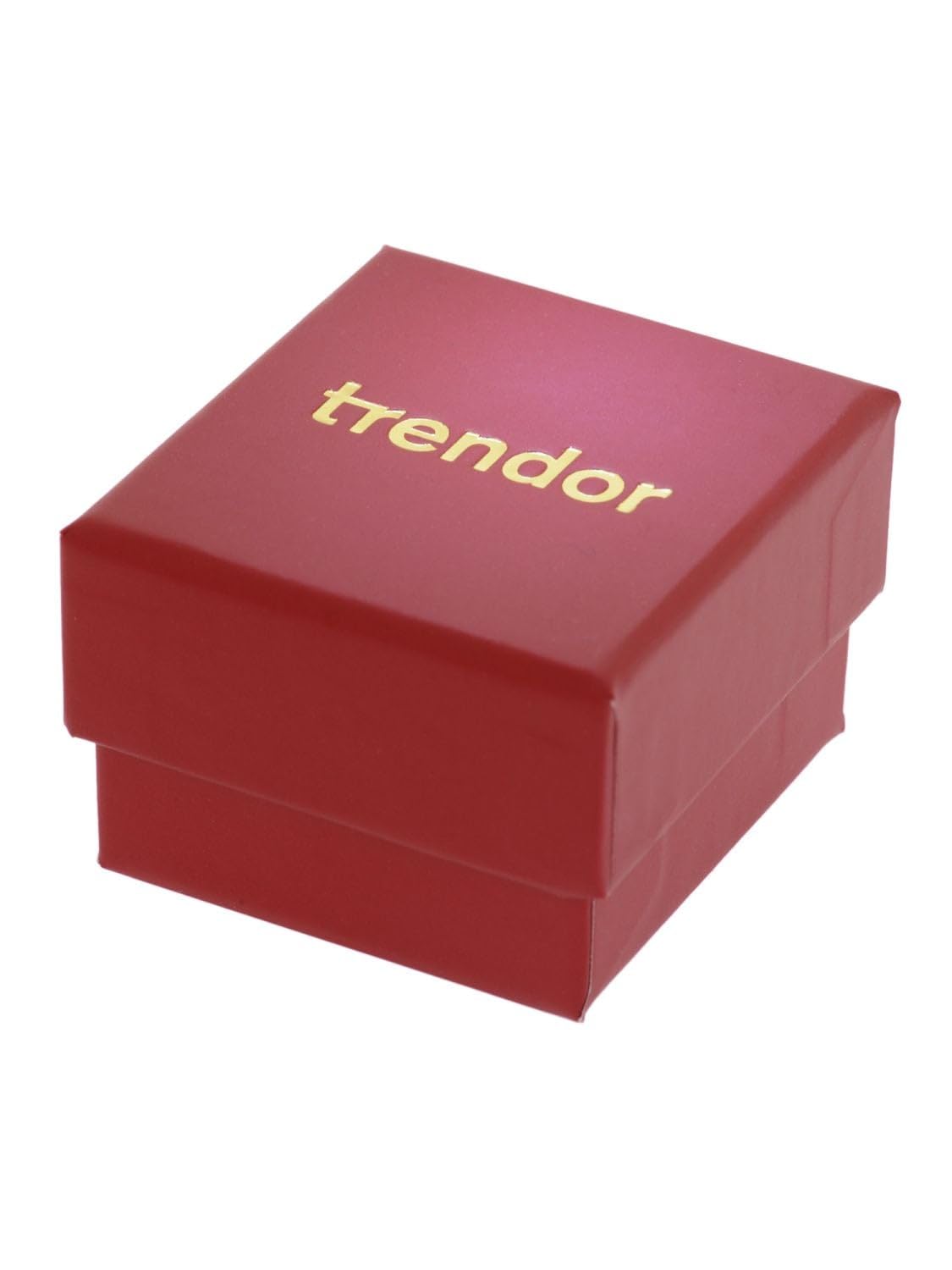 trendor 68950 Damenring 54 Blautopas Silber vergoldet