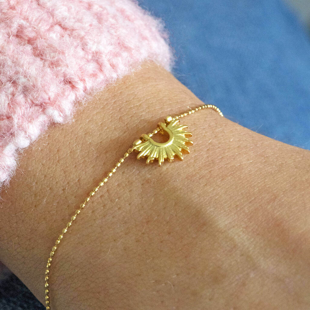 Joy by Corrine Smith Ray of Sunshine Armband Gold Sonne