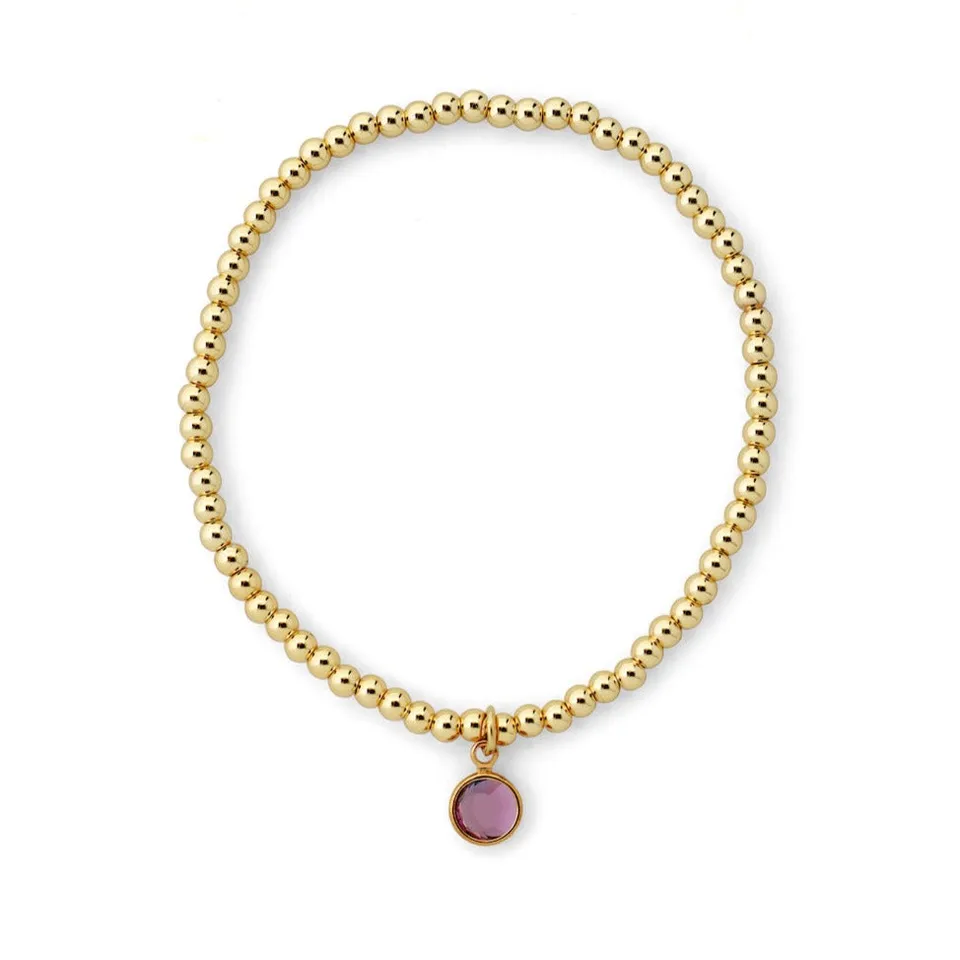 Joy by Corrine Smith Februar Armband Gold Amethyst
