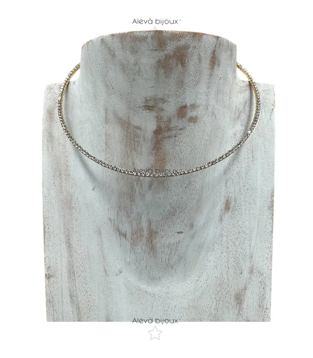 Alevá Bijoux Fab Collarino Halskette Gold Choker