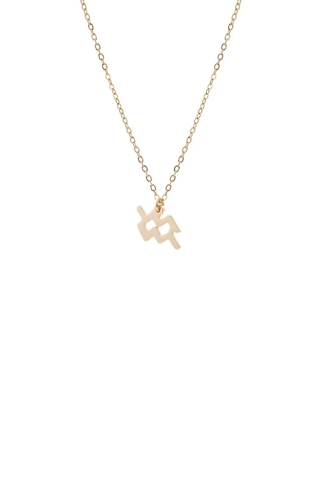 Joy by Corrine Smith Wassermann Halskette Gold Sternzeichen
