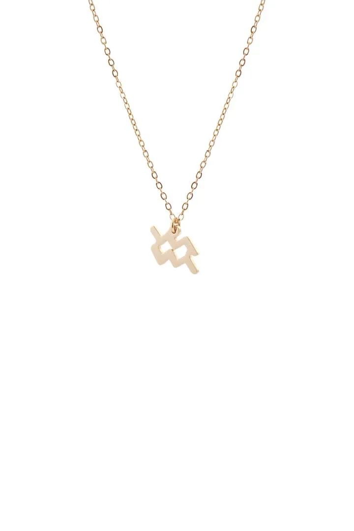 Joy by Corrine Smith Wassermann Halskette Gold Sternzeichen