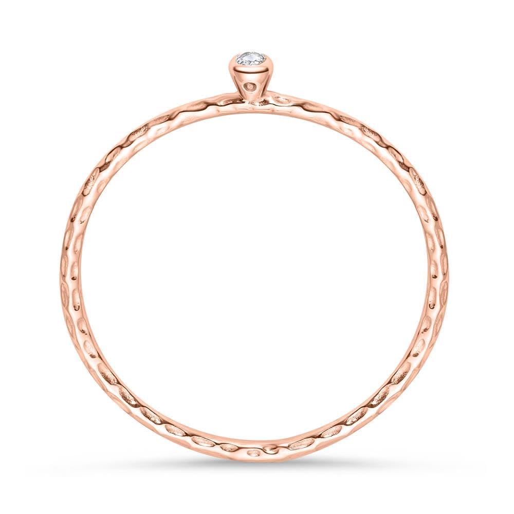 JEWLIX DR0523-R Damenring 585er Roségold 52 mm
