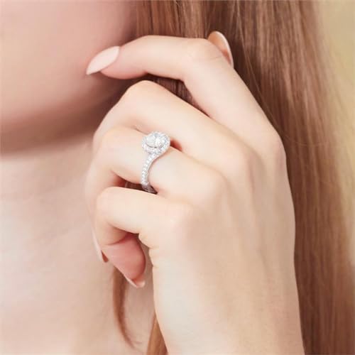 JEWLIX VR0161 Verlobungsring Silber Zirkonia Pavé