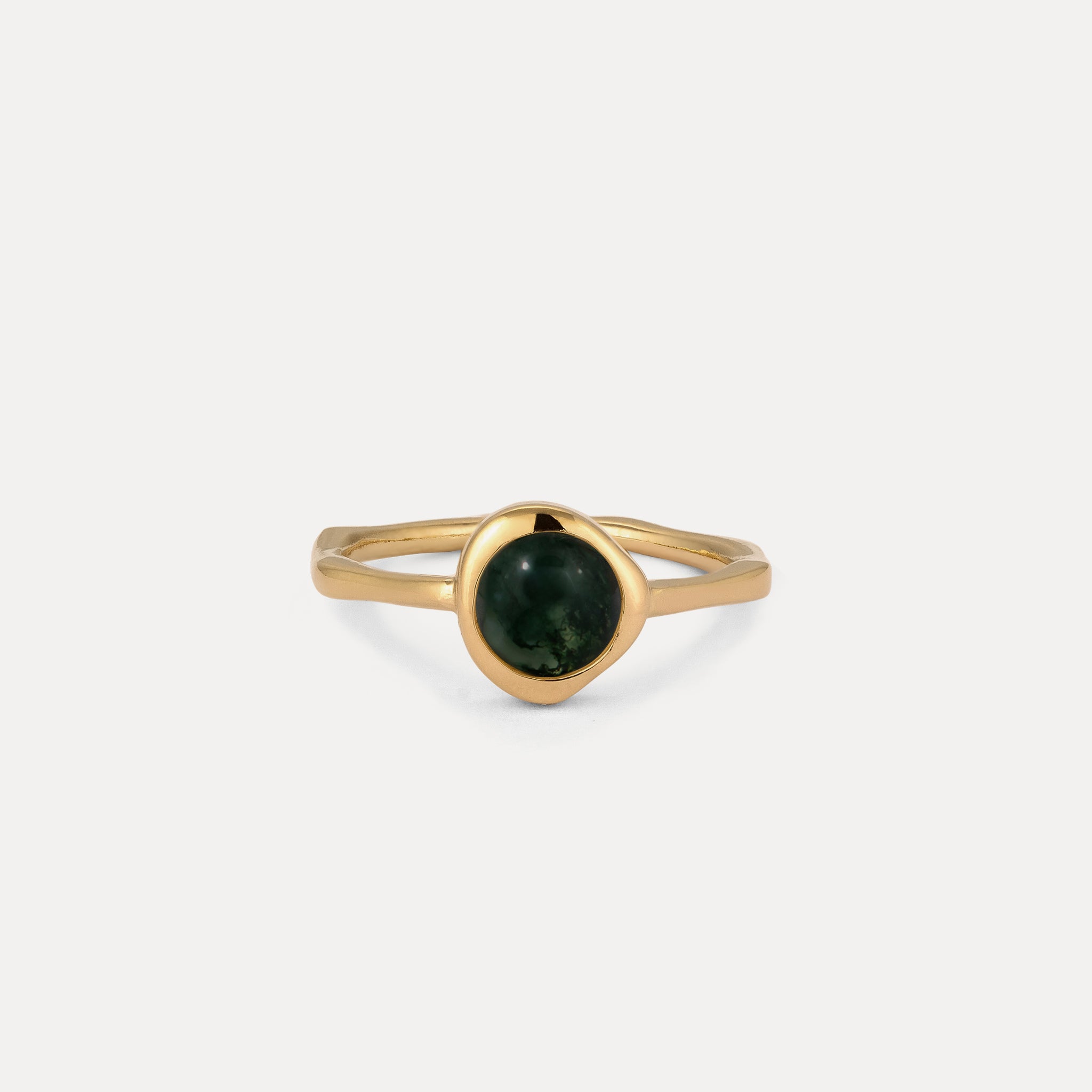 Stilnest Rings Zodiac Birthstone Ring Hochglanz Gold