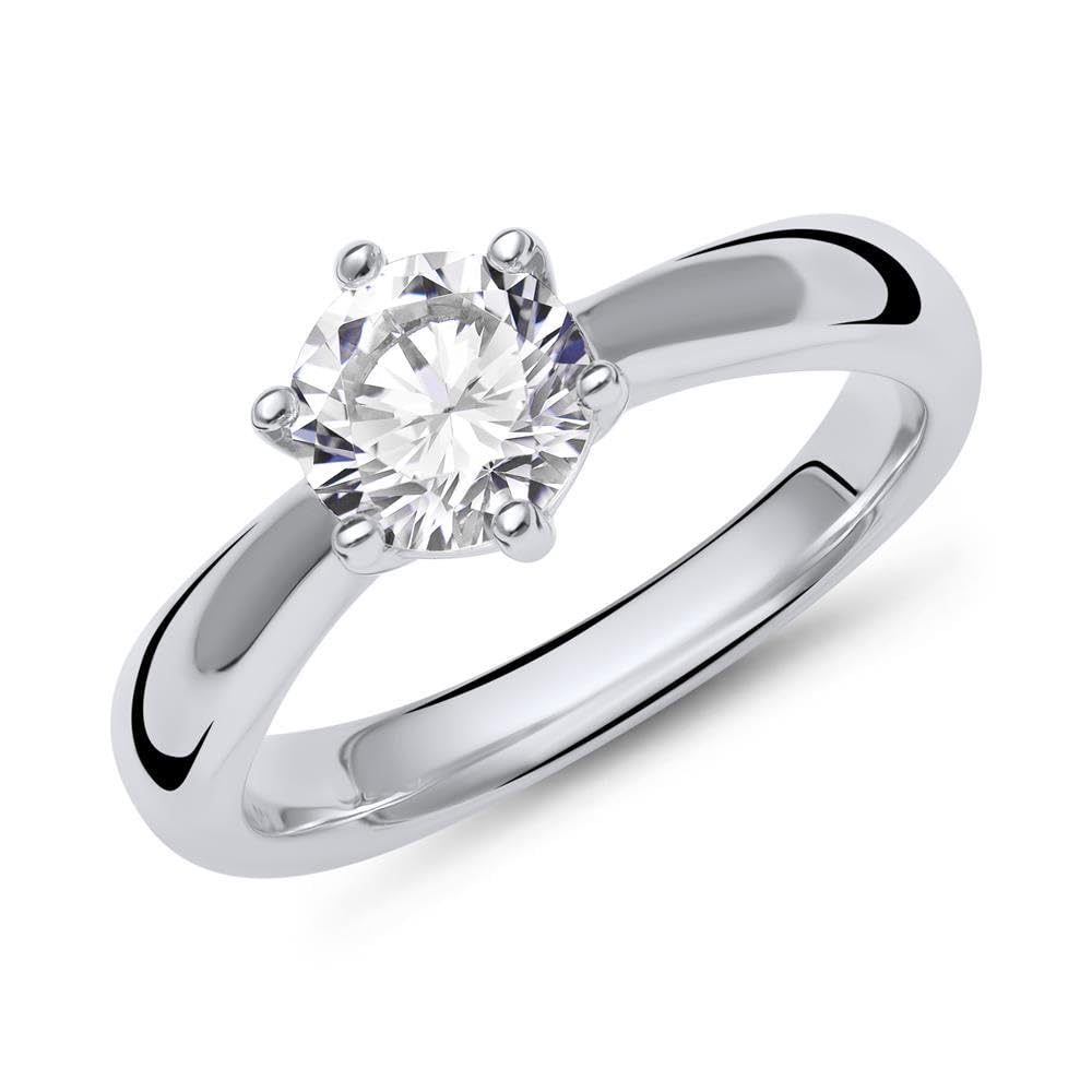 JEWLIX VR0037 Verlobungsring Silberring 925 Zirkonia