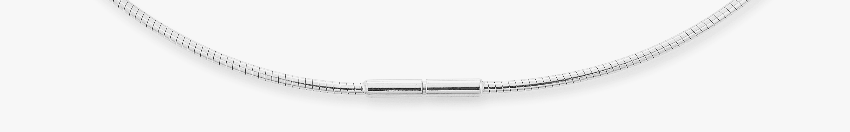 Eugen Rühle Omegaketten Omega Halskette 40 cm Silber 925 1,4 mm