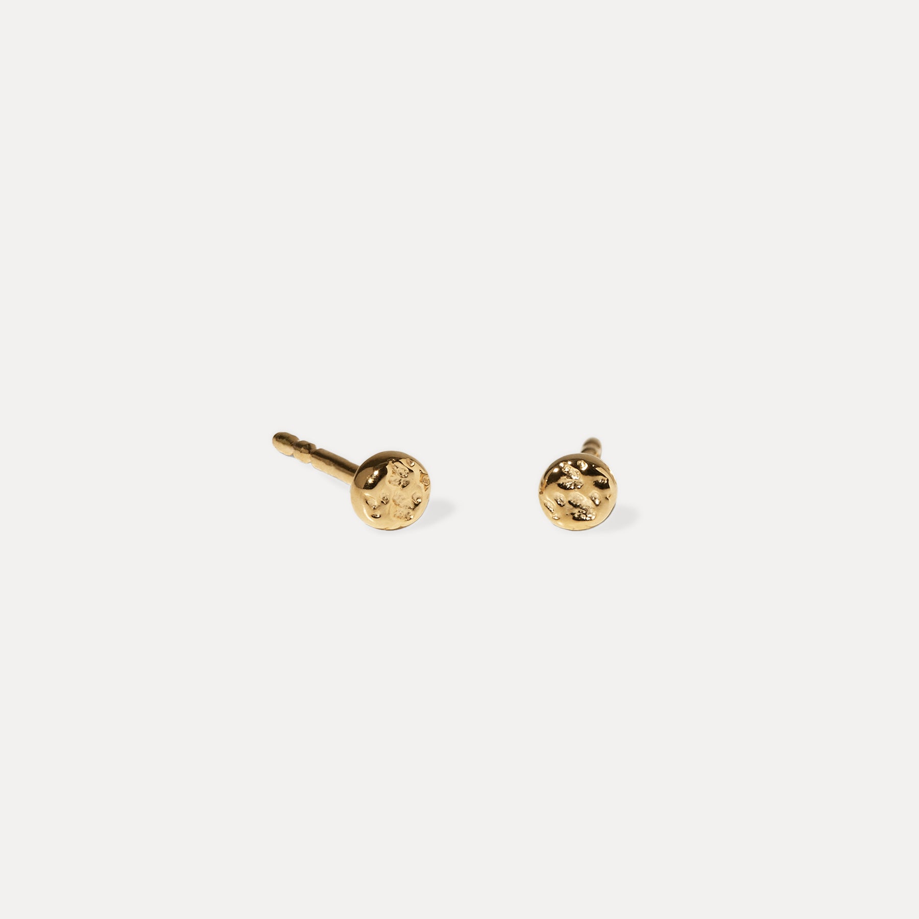 Stilnest Meadow Ohrstecker Gold Vermeil Silber 4 mm