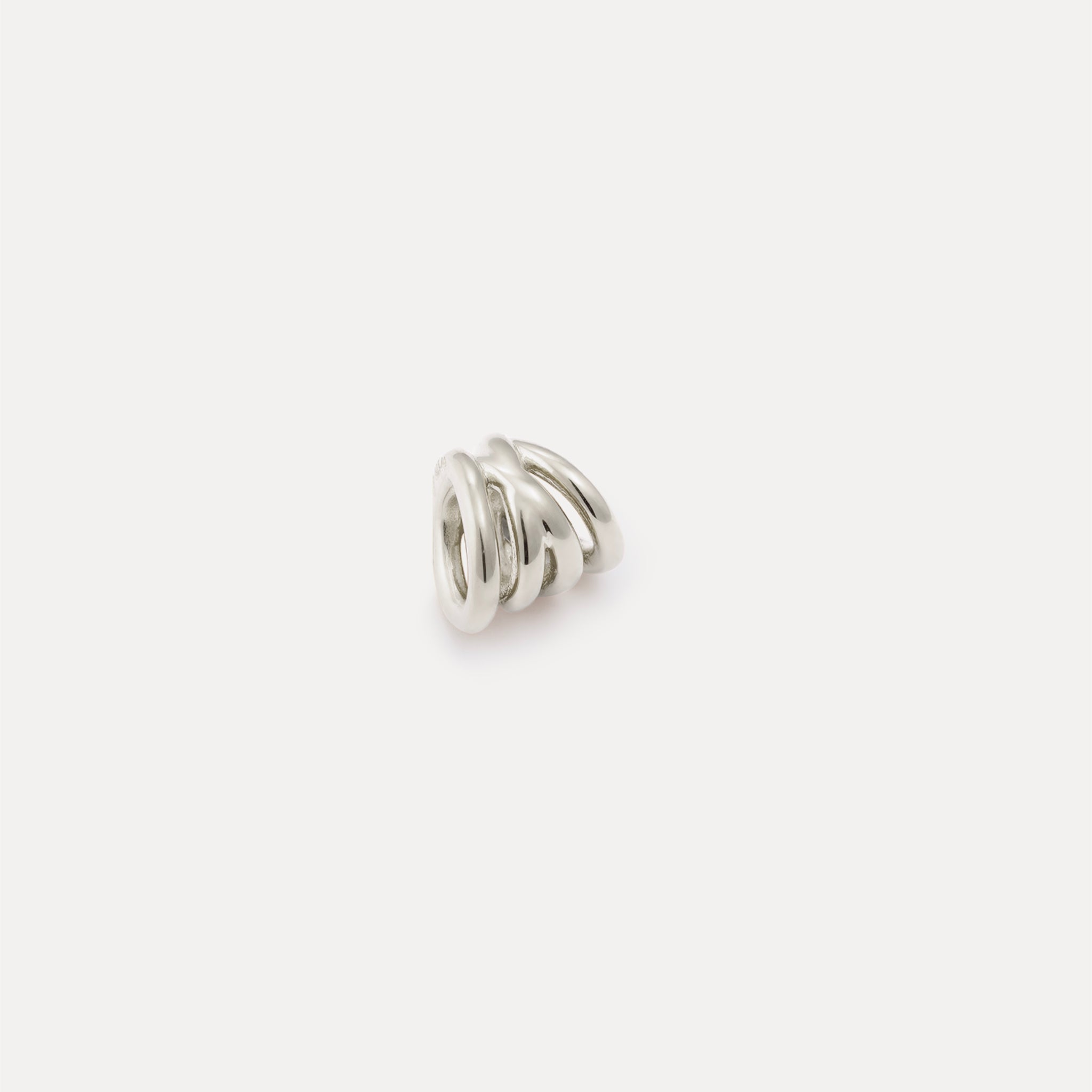 Stilnest Hypnotic Loop Anhänger 24k Gold Vermeil Spirale