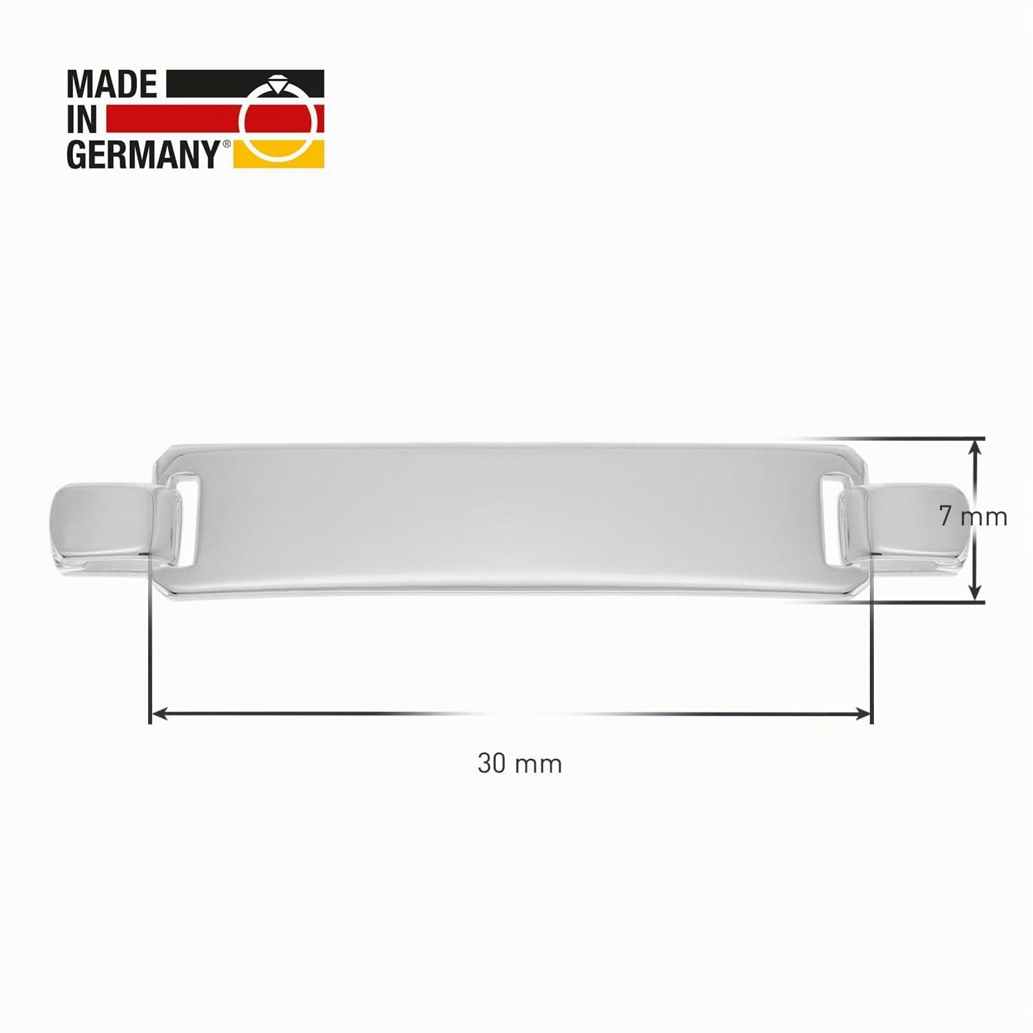 trendor Armbänder Gravur-Armband 41389 Silber Figaro mit Namen