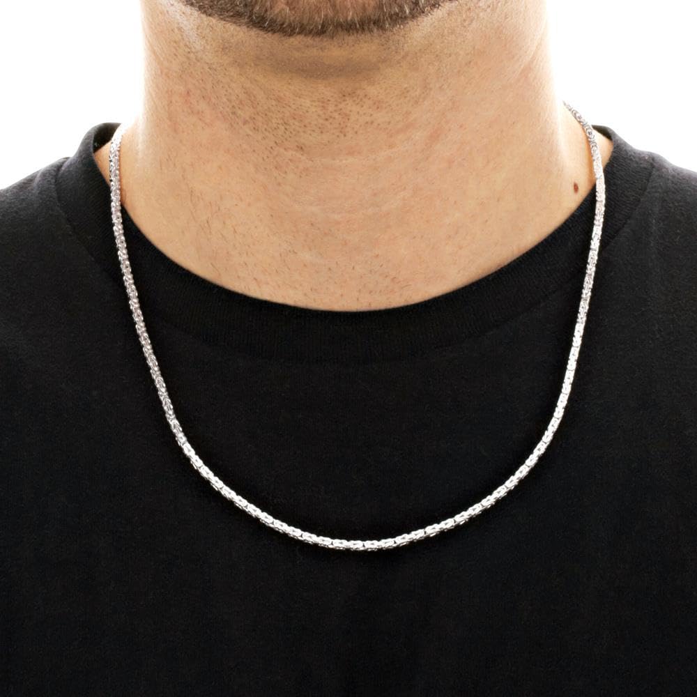 JEWLIX Königsketten 2,5mm Silber Halskette 45cm