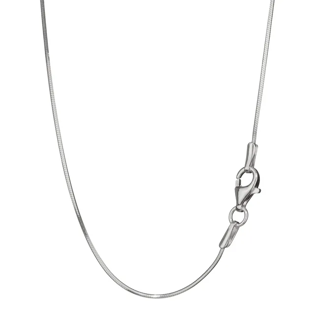 NKlaus JEWELLERY Schlangenkette 925 Silber 0,8mm 42cm