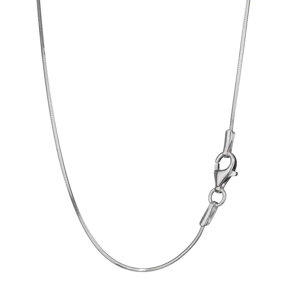 NKlaus JEWELLERY Schlangenkette 925 Silber 0,8mm 42cm