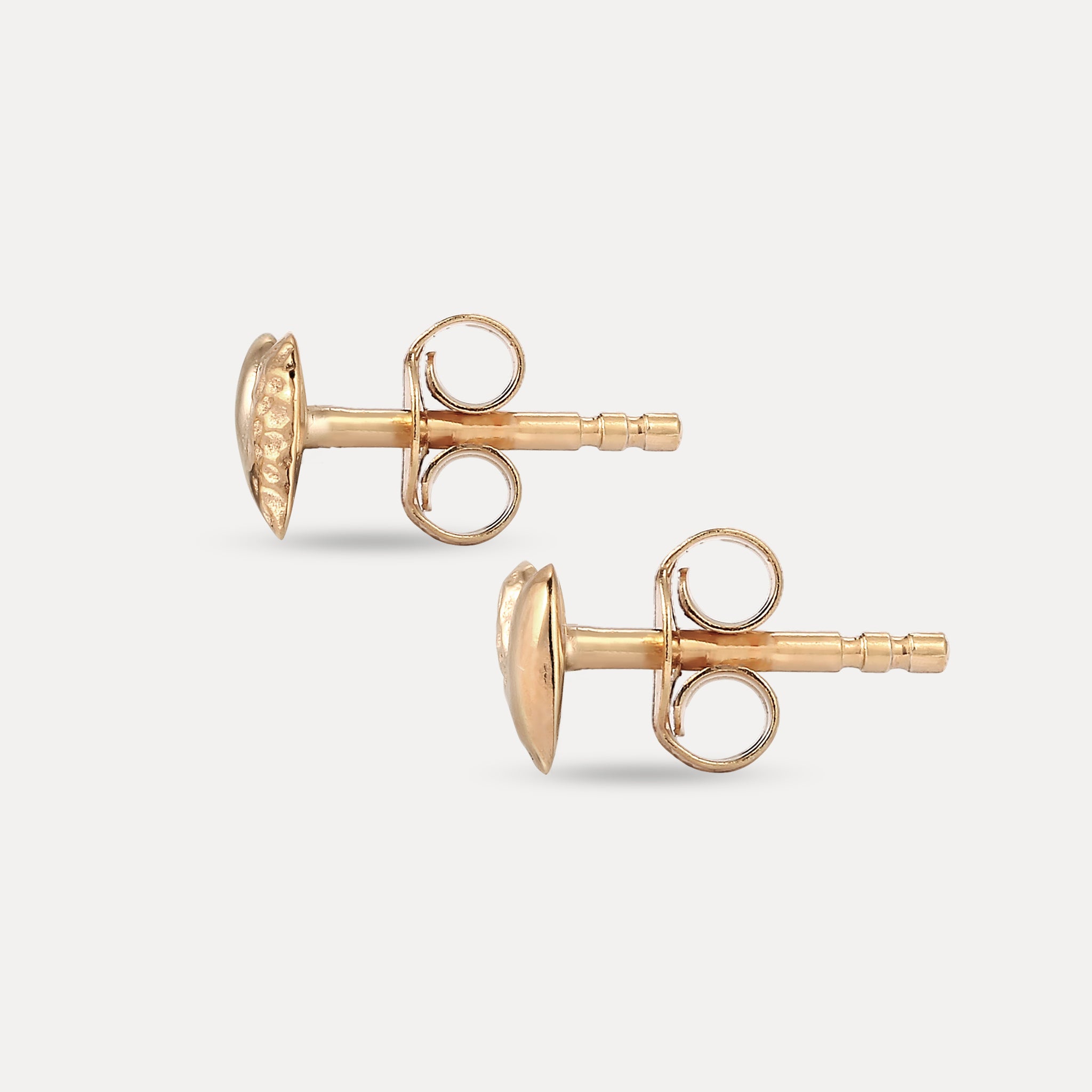 Stilnest Tiny Heart Ohrstecker 585 Gold Herz Mini Ohrringe