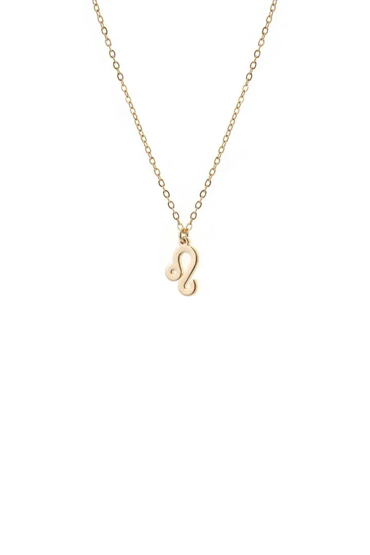 JOY by Corrine Smith Leo Zodiac Halskette Gold Sternzeichen