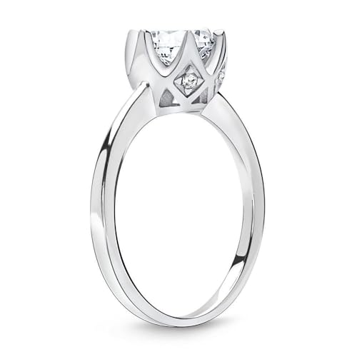 JEWLIX VR0121 Verlobungsring Silber 58mm Zirkonia