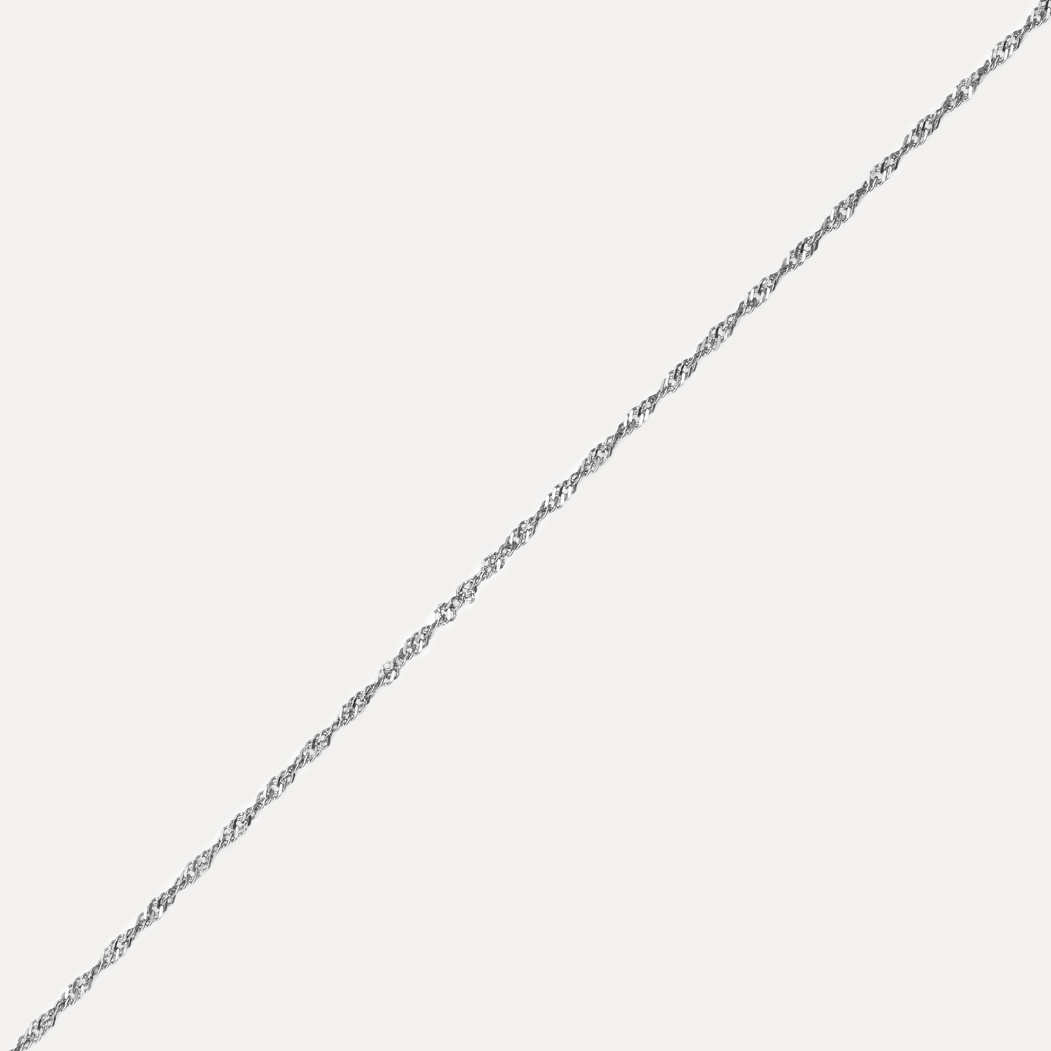 Stilnest Singapore Kette 45cm Halskette Gold Vermeil