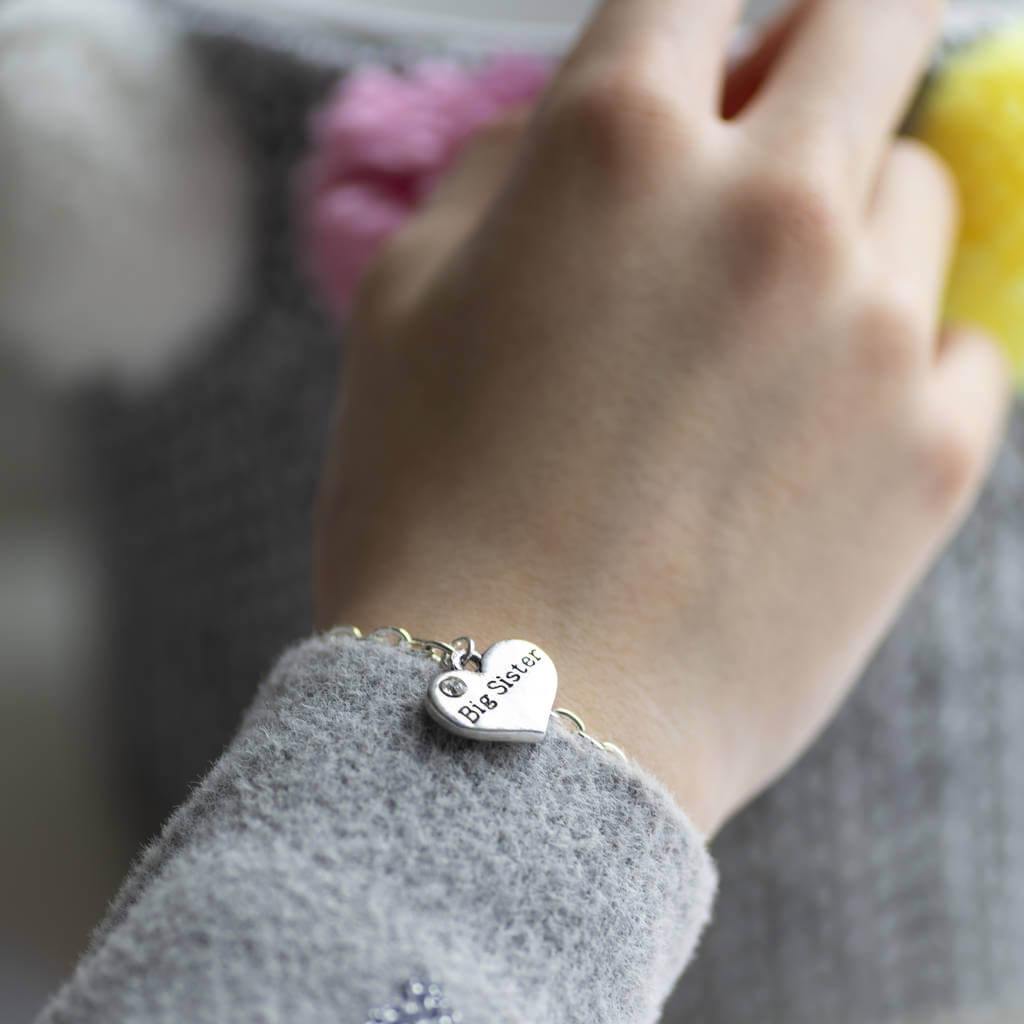 Joy by Corrine Smith Sisters Charm Armband Silber Kinder