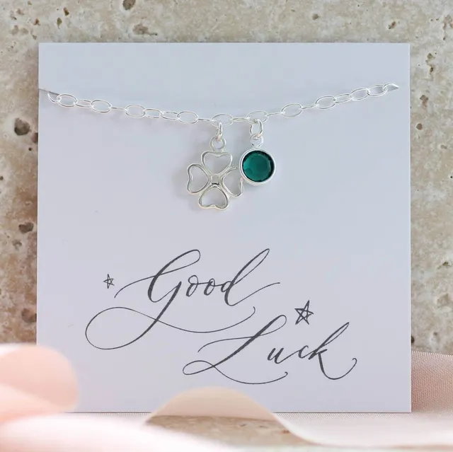 Joy by Corrine Smith Lucky Clover Armband Silber Kleeblatt