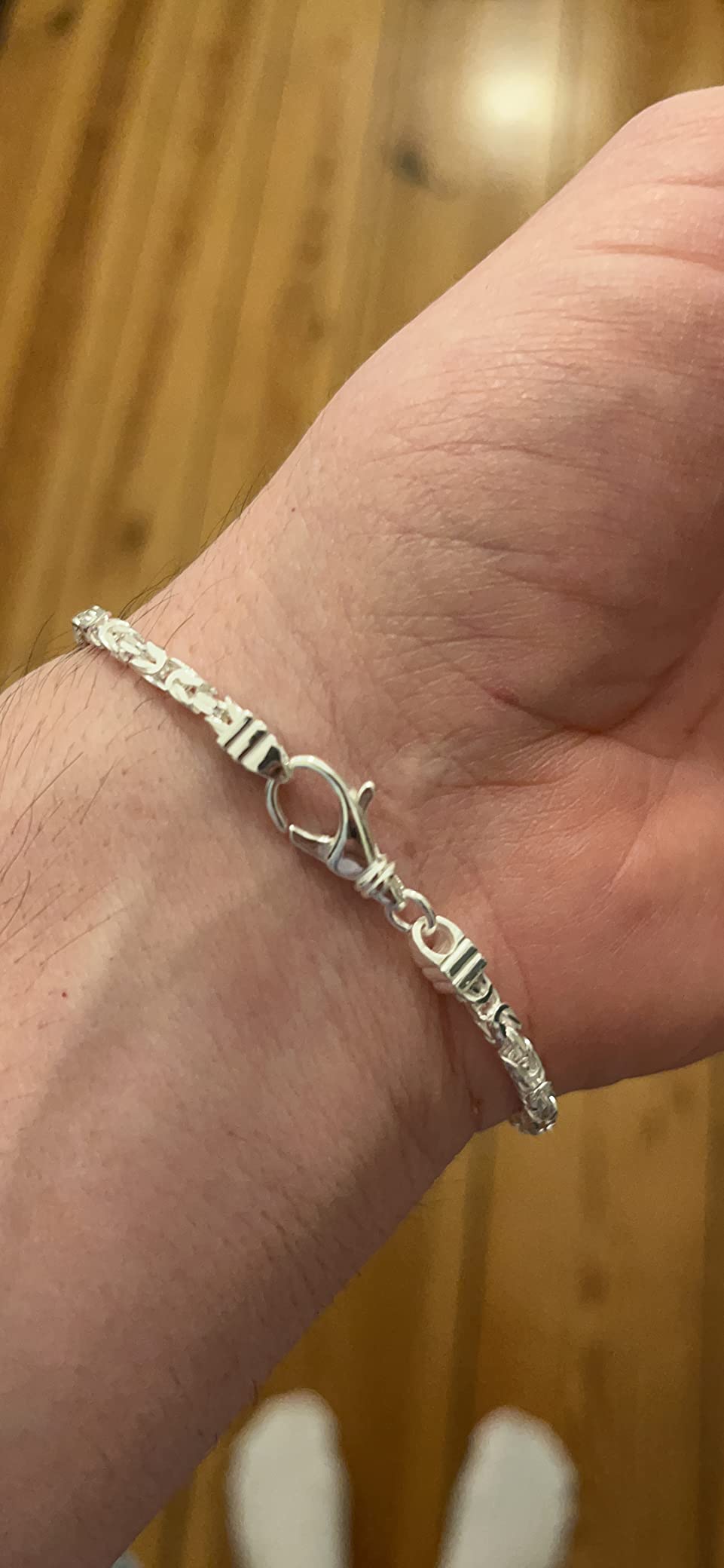 JEWLIX Königsarmbänder Silberarmband 925 2,5mm 21cm
