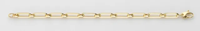 Eugen Rühle Fantasiekette 5,3mm Halskette 45cm 585 Gelbgold