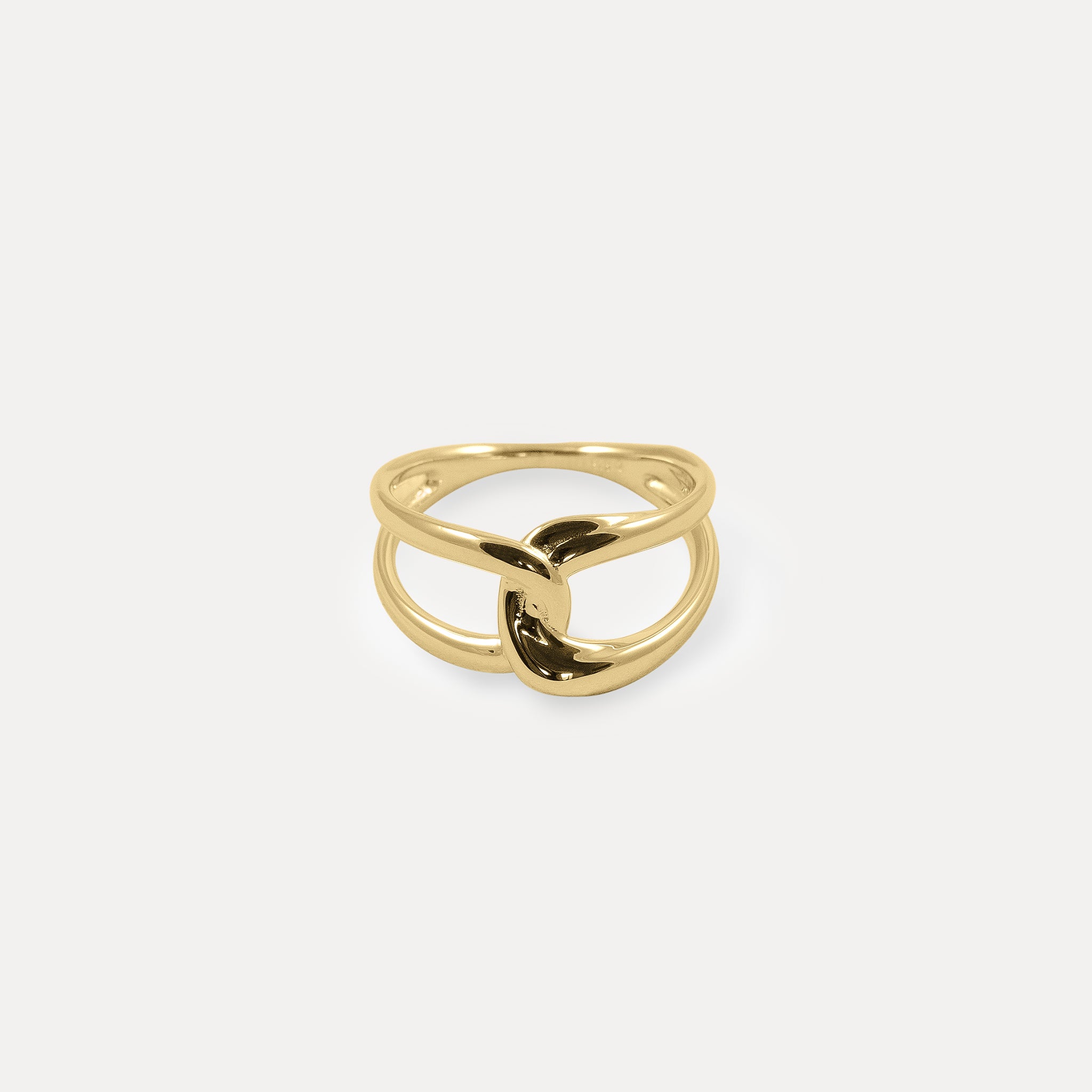 Stilnest Bonds Endless Ring 585 Gold Gr. 56 breit
