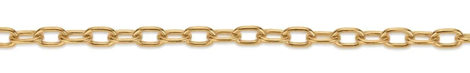 Eugen Rühle Ankerkette rund weit 6,5mm Halskette 590 Weißgold