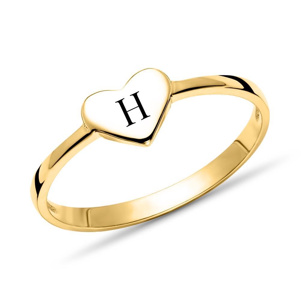 JEWLIX Herzring 375er Gelbgold Damen Ring