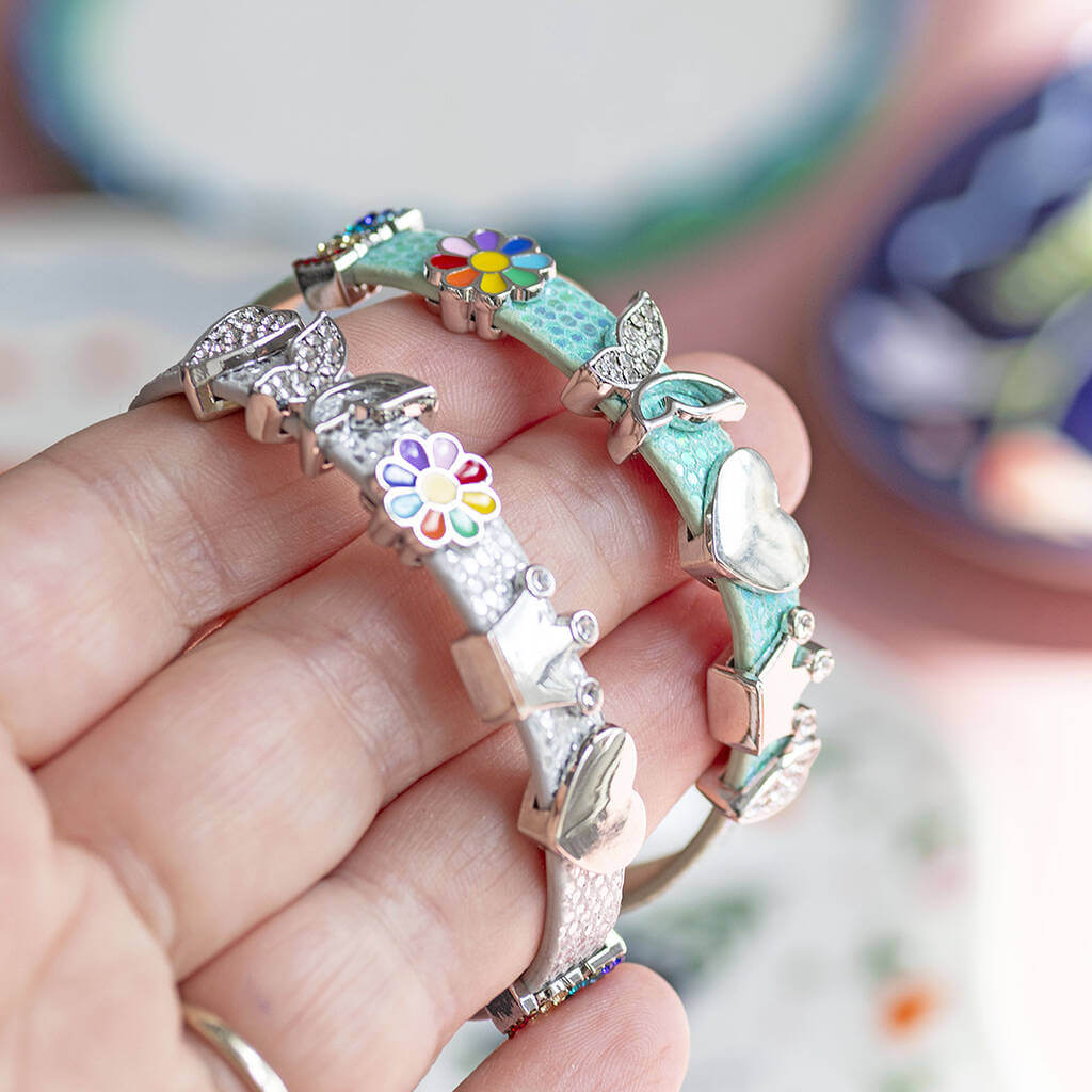 Joy by Corrine Smith Gürtel Armband Silber 6 Charms