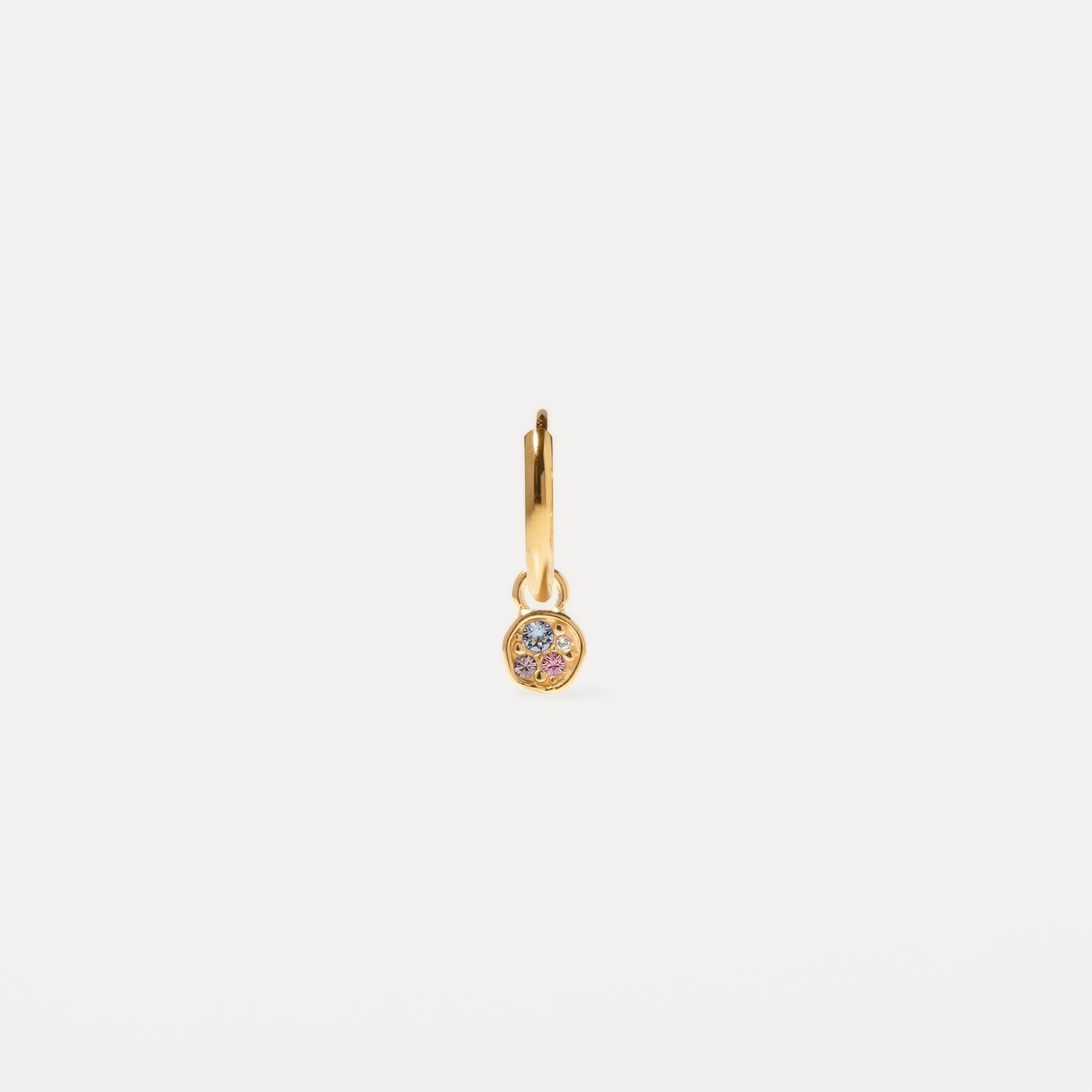 Stilnest Earrings Belong Pavé Creolen Saphir 13mm