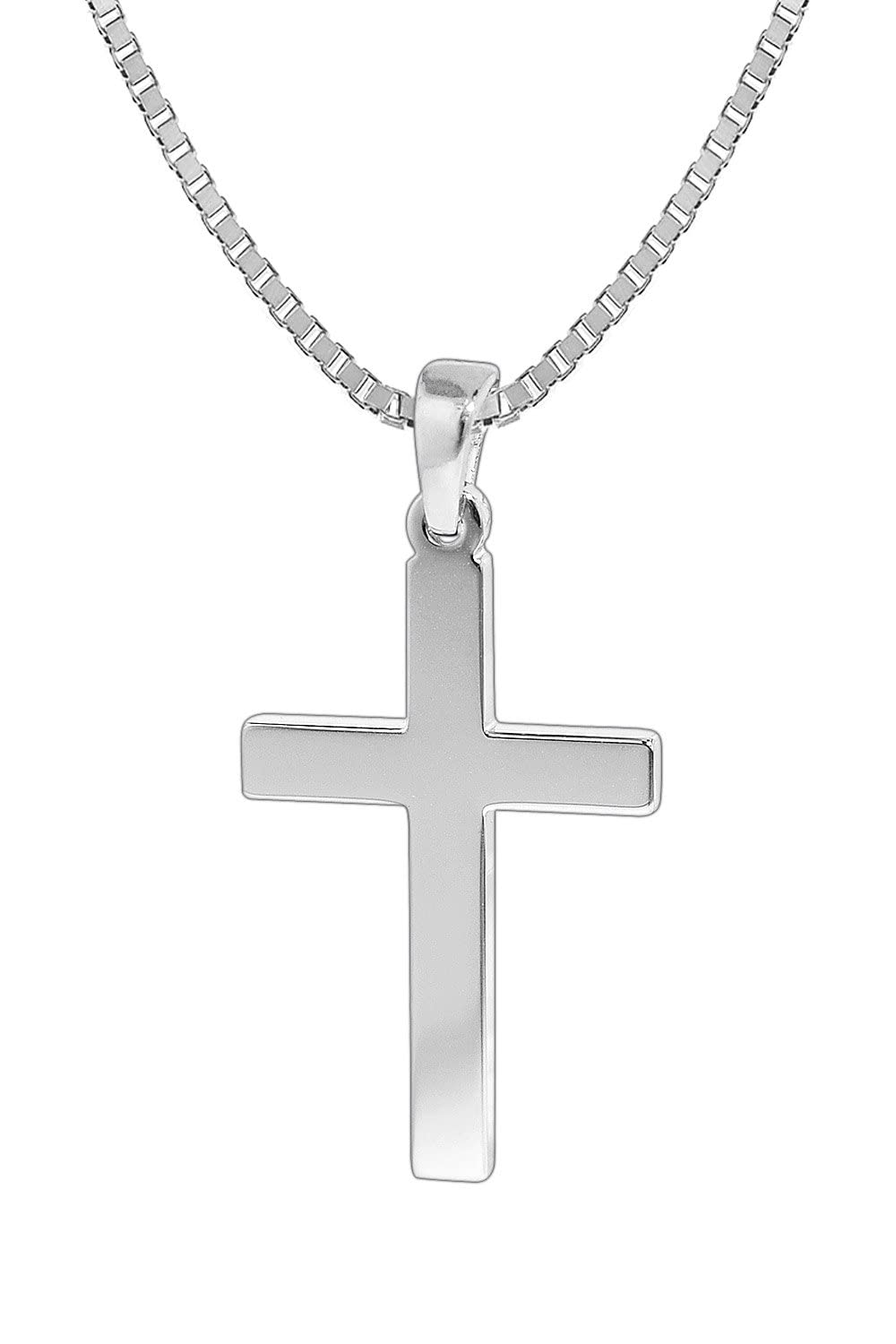 trendor 35844 Halskette Herren Kreuz Silber 925
