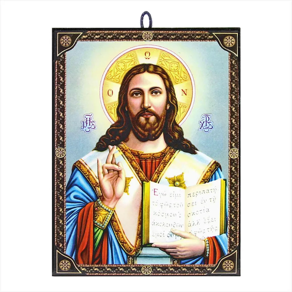 NKlaus Religious Icons Jesus Christus Ikone orthodox Holz
