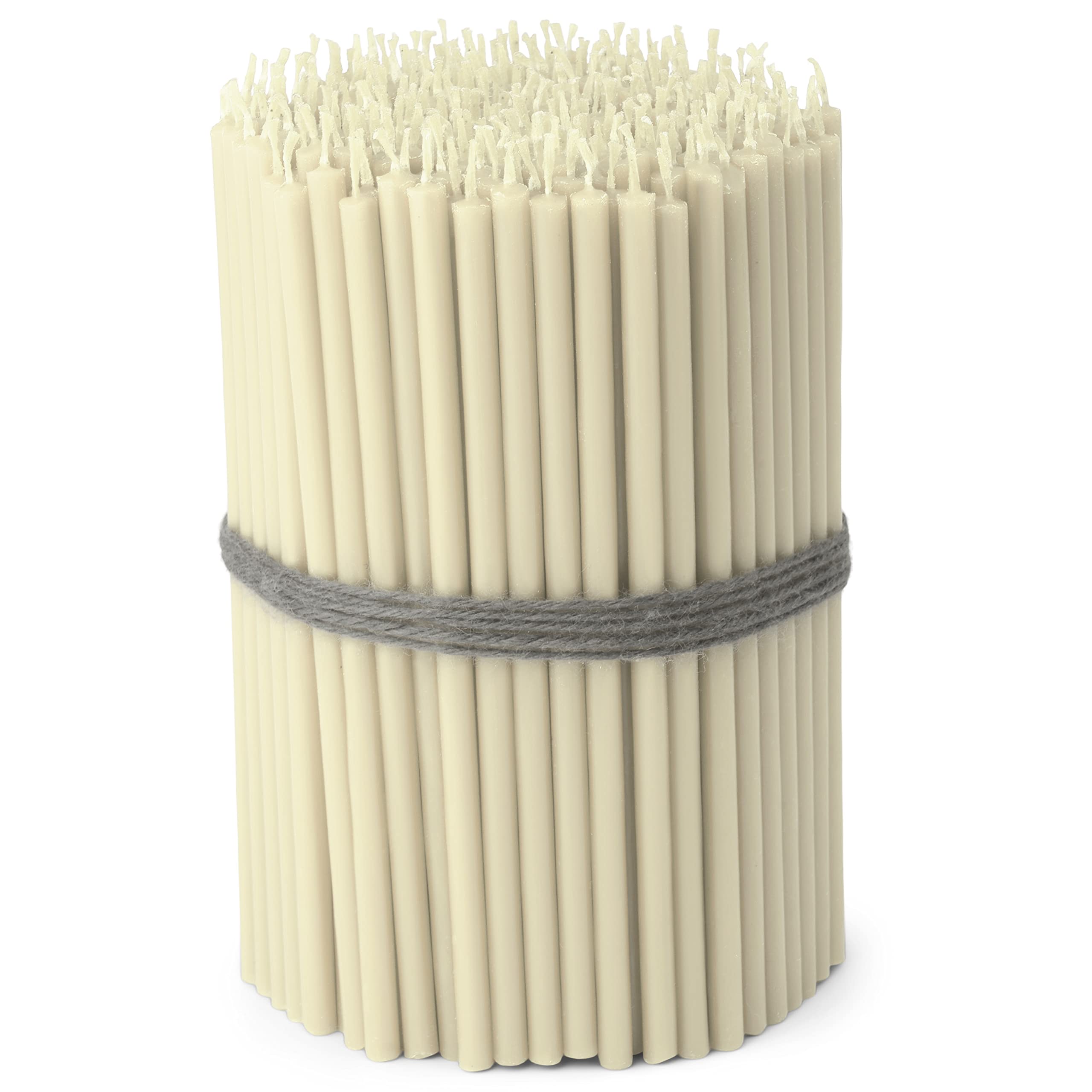 NKlaus Candles Altarkerzen weiß Stabkerzen 16cm 100 Stück