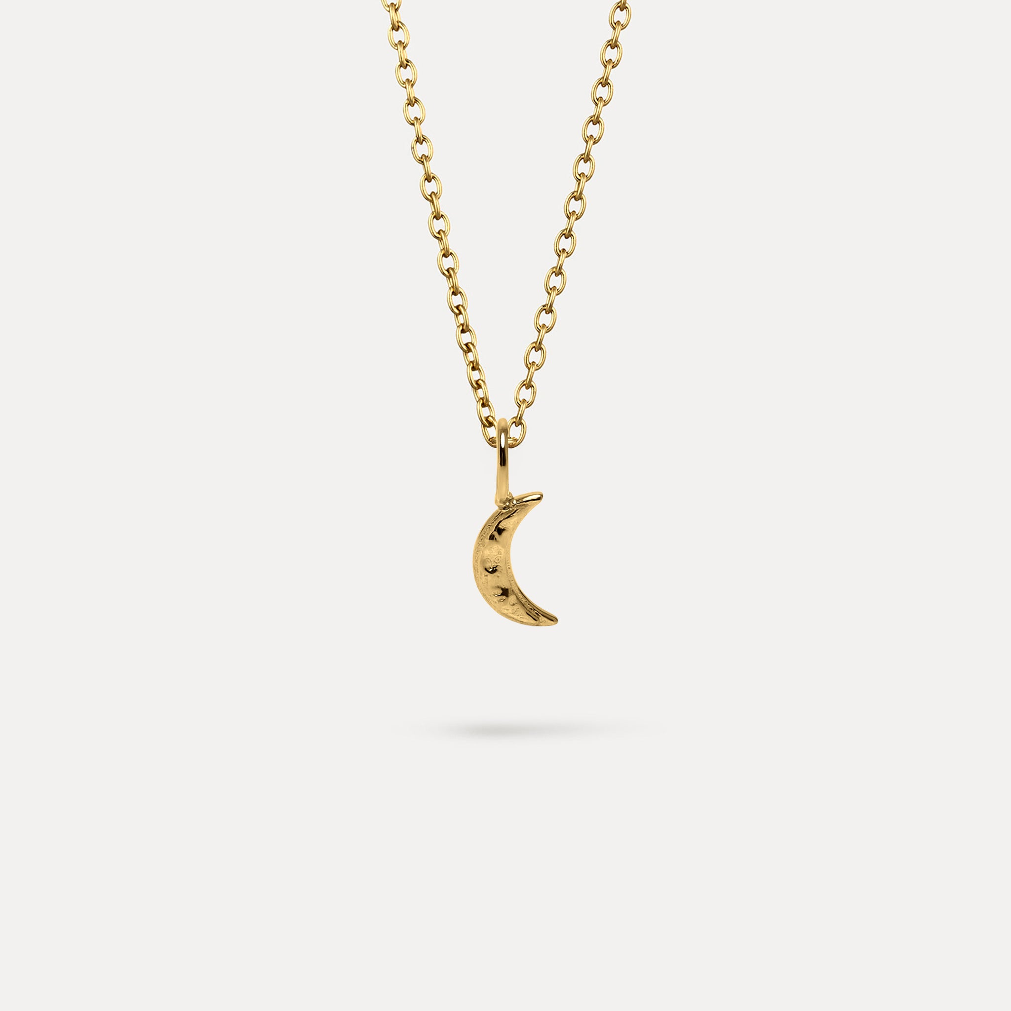 Stilnest Lunar Eclipse Halskette 45cm Gold Vermeil