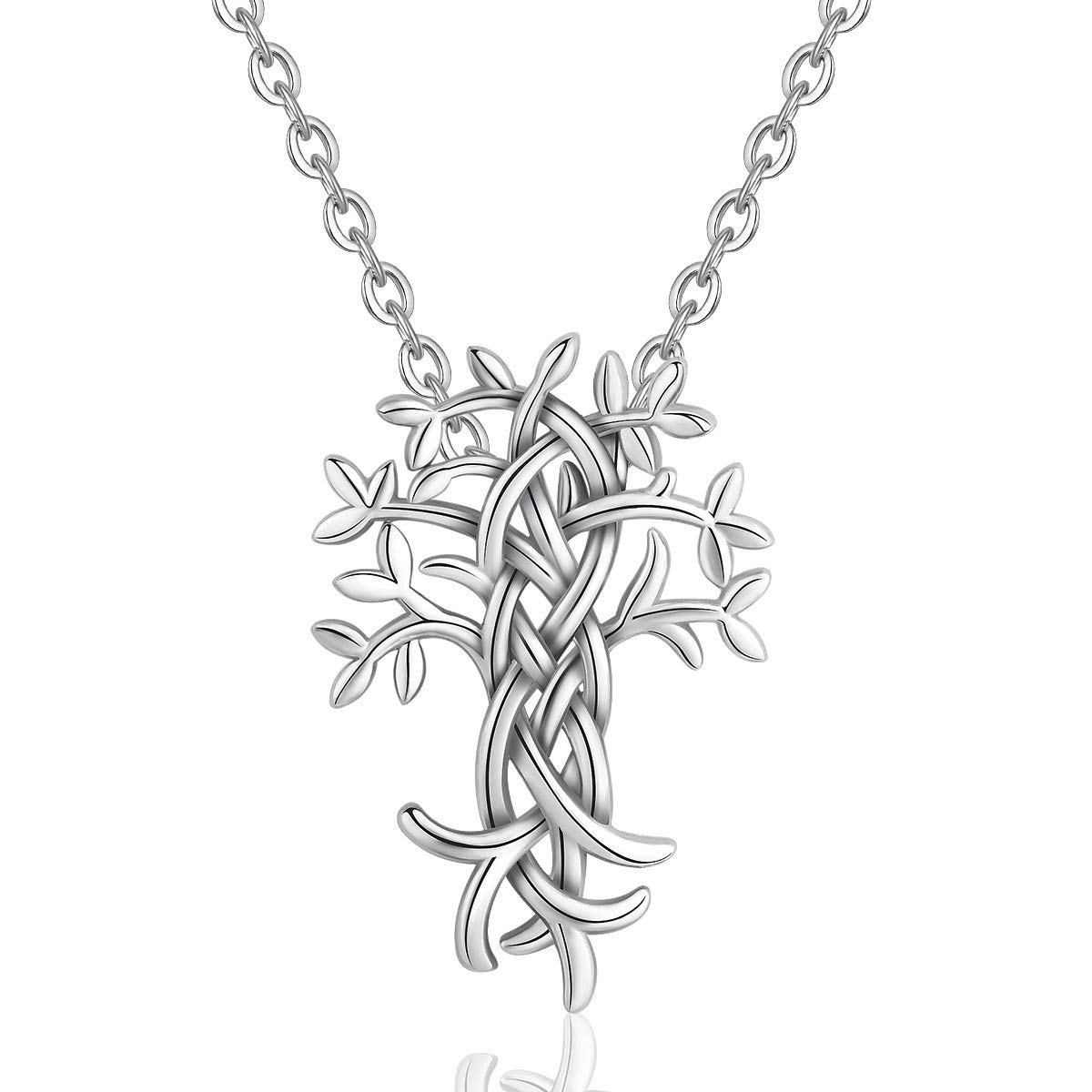 Eudora Harmony Bola Baum Halskette Silber 45,7 cm 925 Sterling