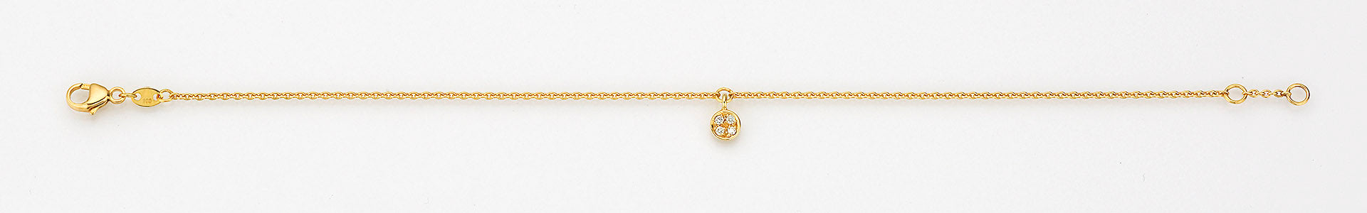 Eugen Rühle Armbänder 41.5107 Brillanteinhänger 0,04ct 585 Gelbgold