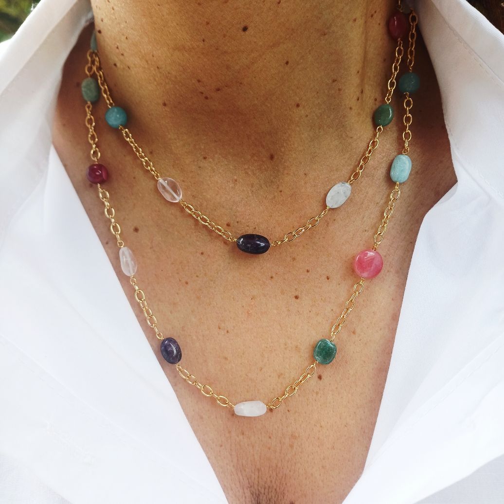 Alevá Bijoux Grace Halskette Gold 90 cm Achat