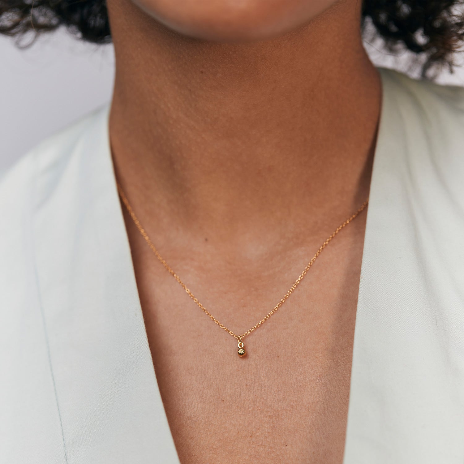 Stilnest Babe Kette 585 Gold Halskette 45cm 14k Massivgold