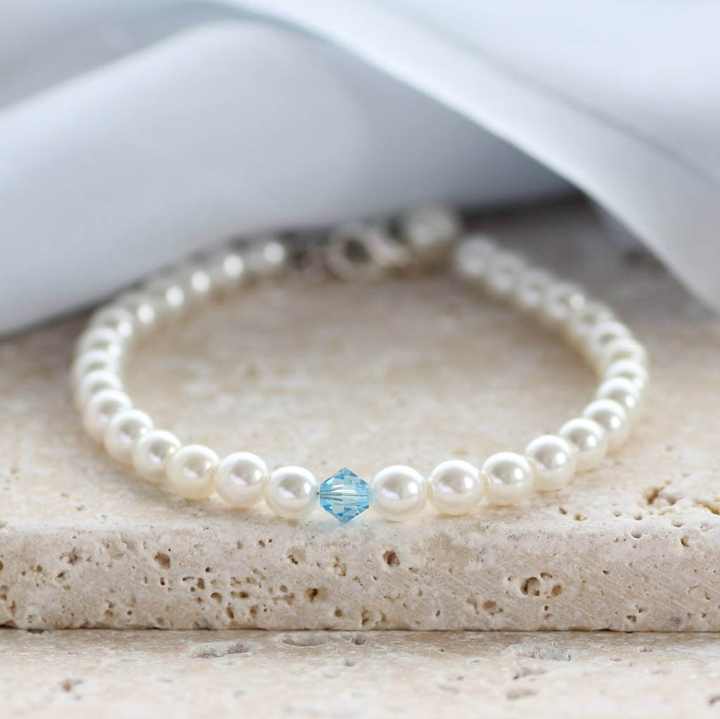 JOY by Corrine Smith Something Blue Armband Silber Braut