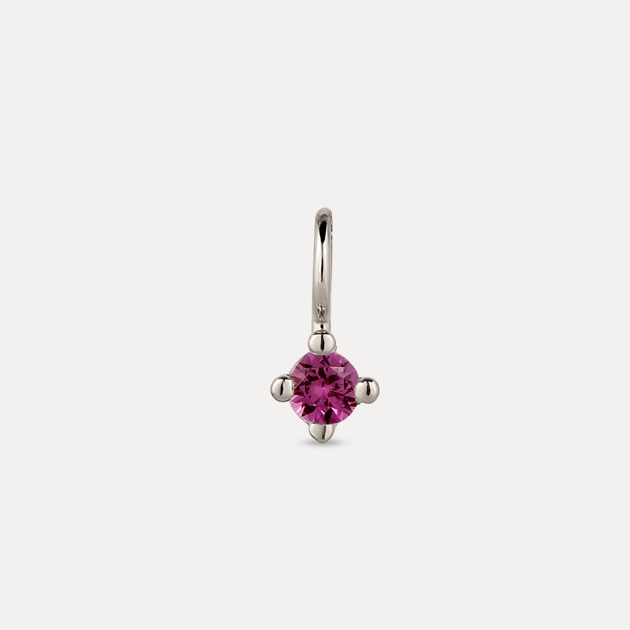 Stilnest Minimalist Birthstone Charm Anhänger Gold Januar