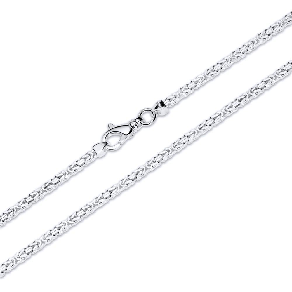 JEWLIX Königsketten Königskette Silber 925 2mm Herrenkette