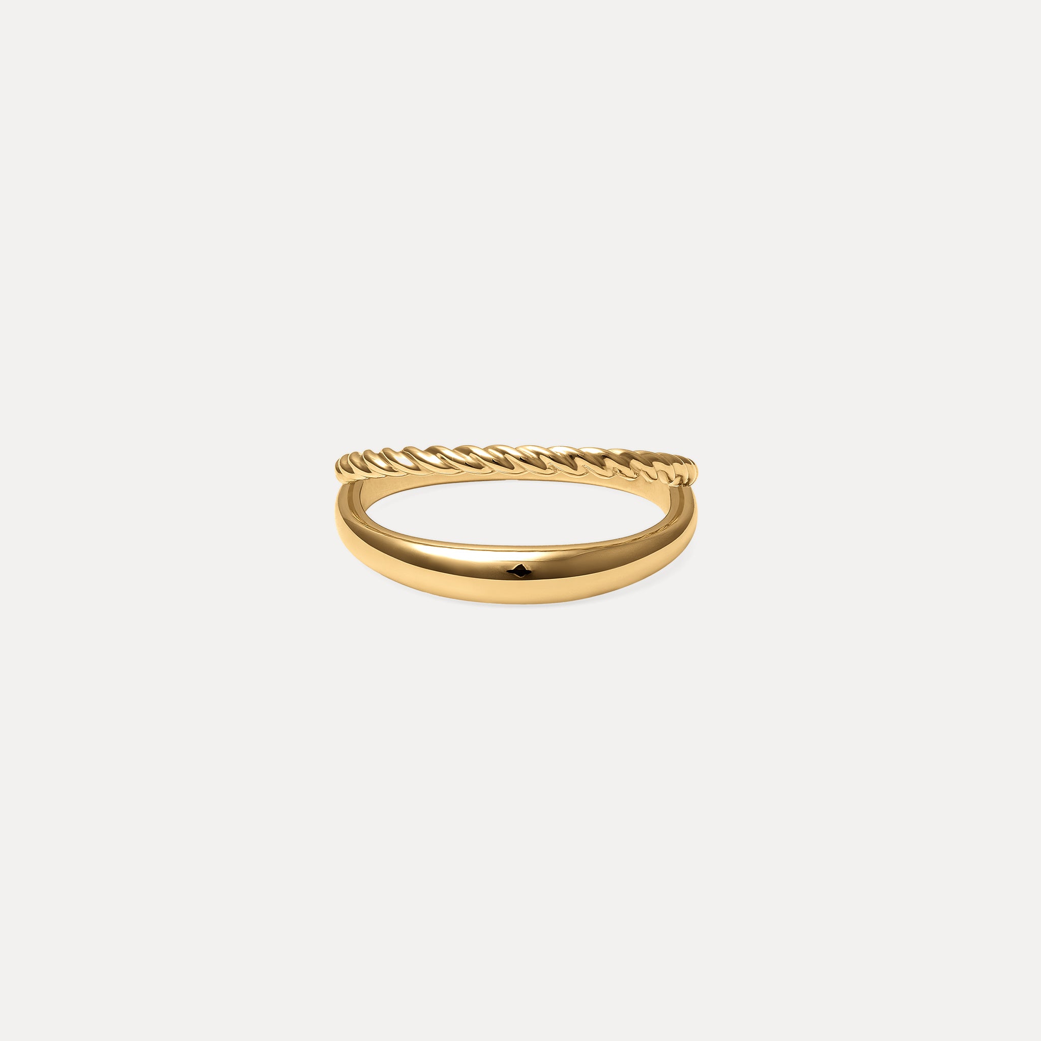 Stilnest Starling Ring Ring Gold Vermeil Gr. 52 Twist