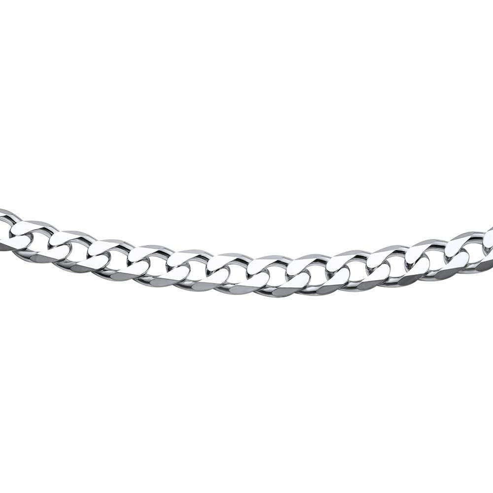 JEWLIX Panzerketten Silberkette 6 mm 55 cm 925 Herren