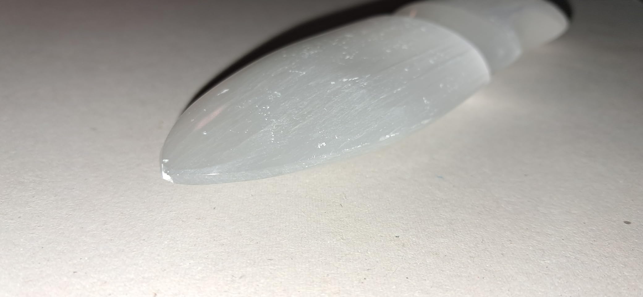 NKlaus Healing Crystals Selenit Ritualmesser 15 cm Heilstein-Messer