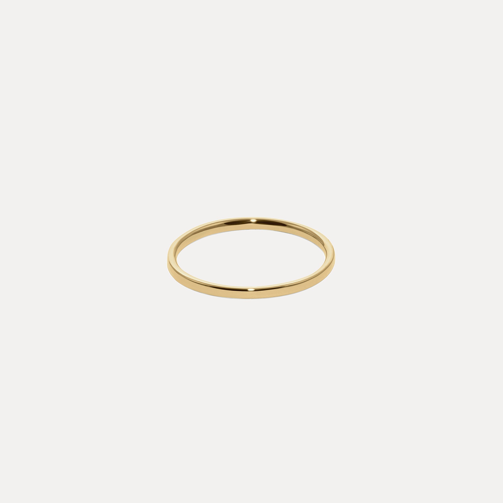 Stilnest Basic Ring 585 Gold Massivgold Größe 52
