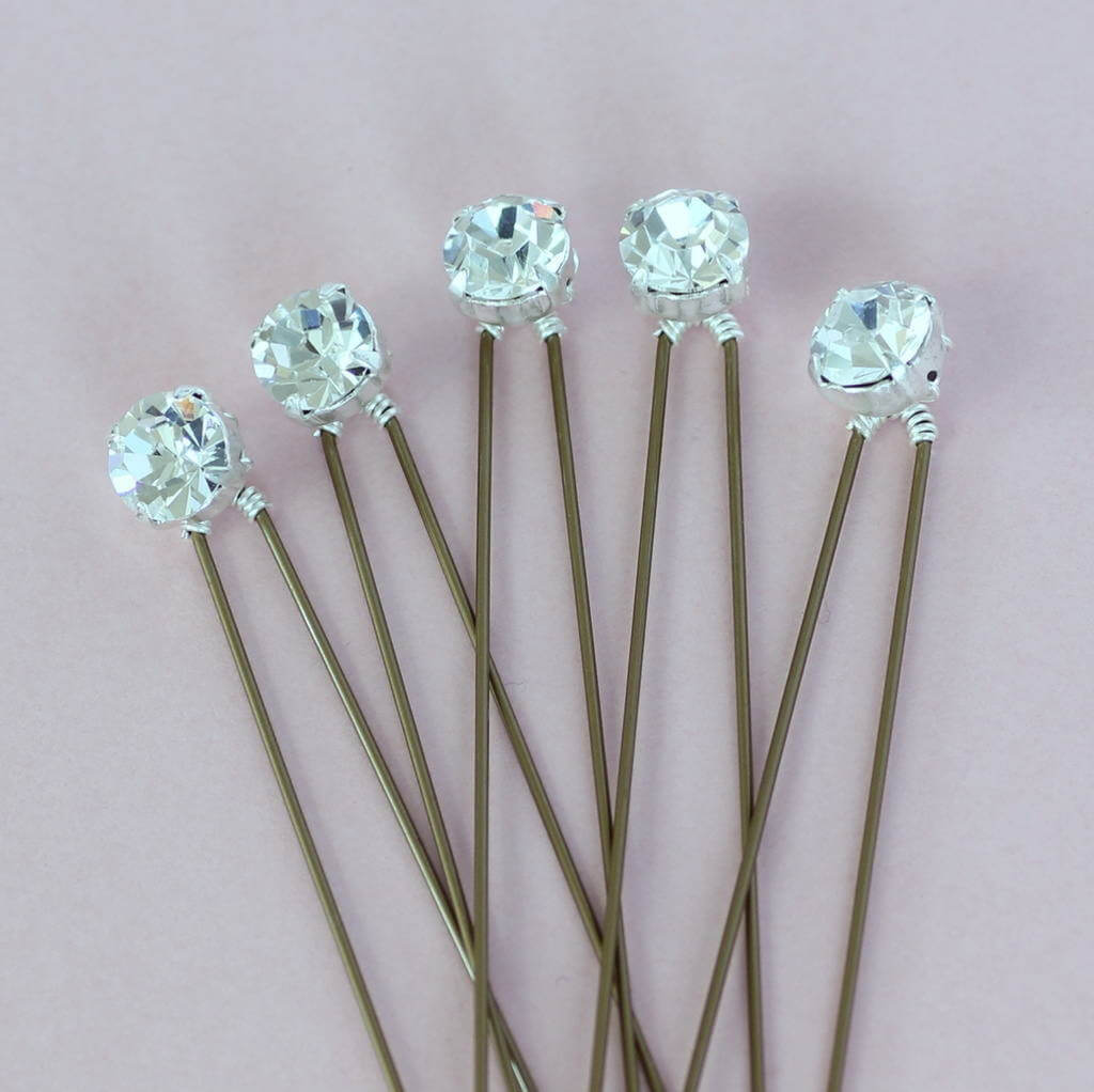 Joy by Corrine Smith Keepsake Charms Diamante Haarnadeln 5er Hochzeit