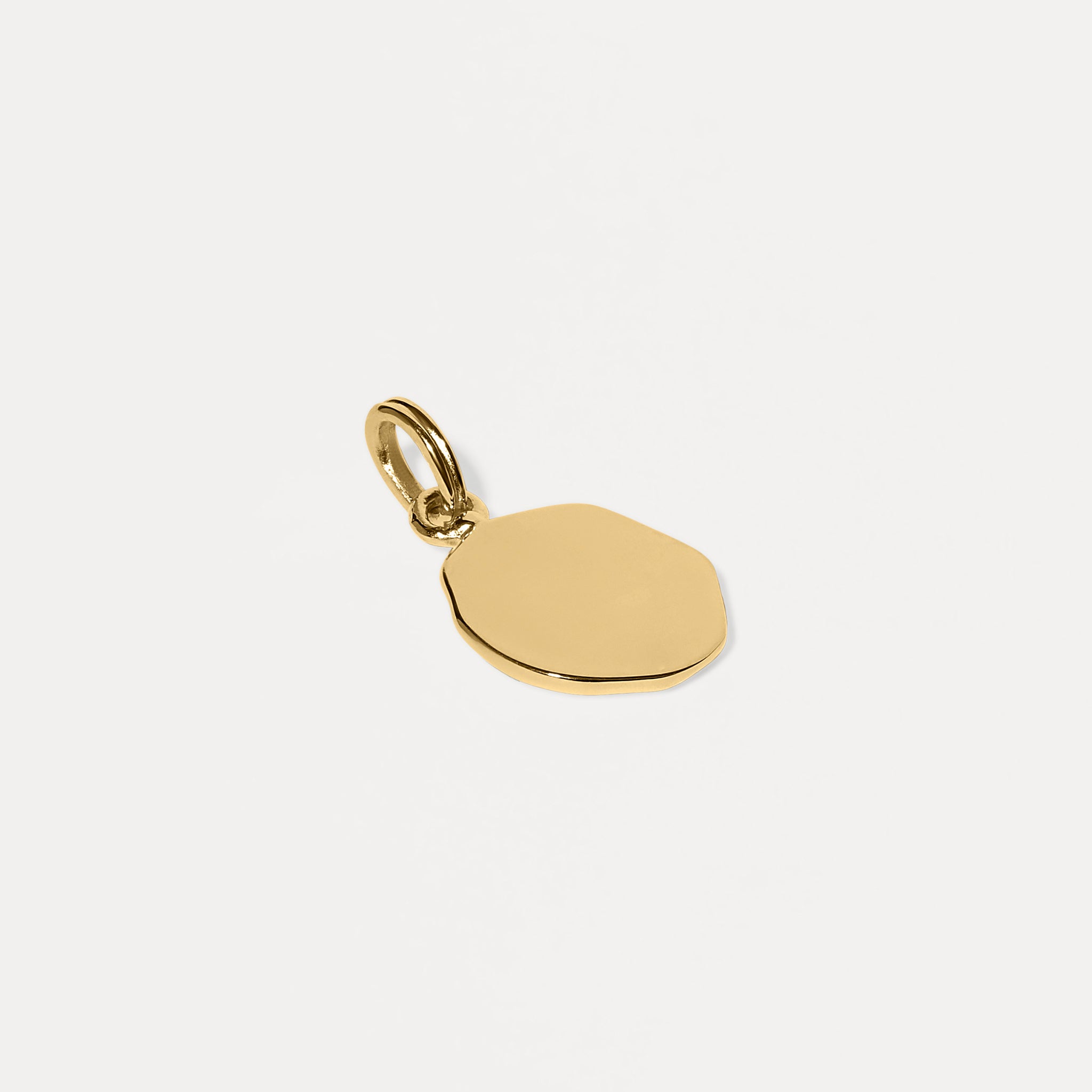 Stilnest Engravable Seal Kette Gold Vermeil 45cm gravierbar